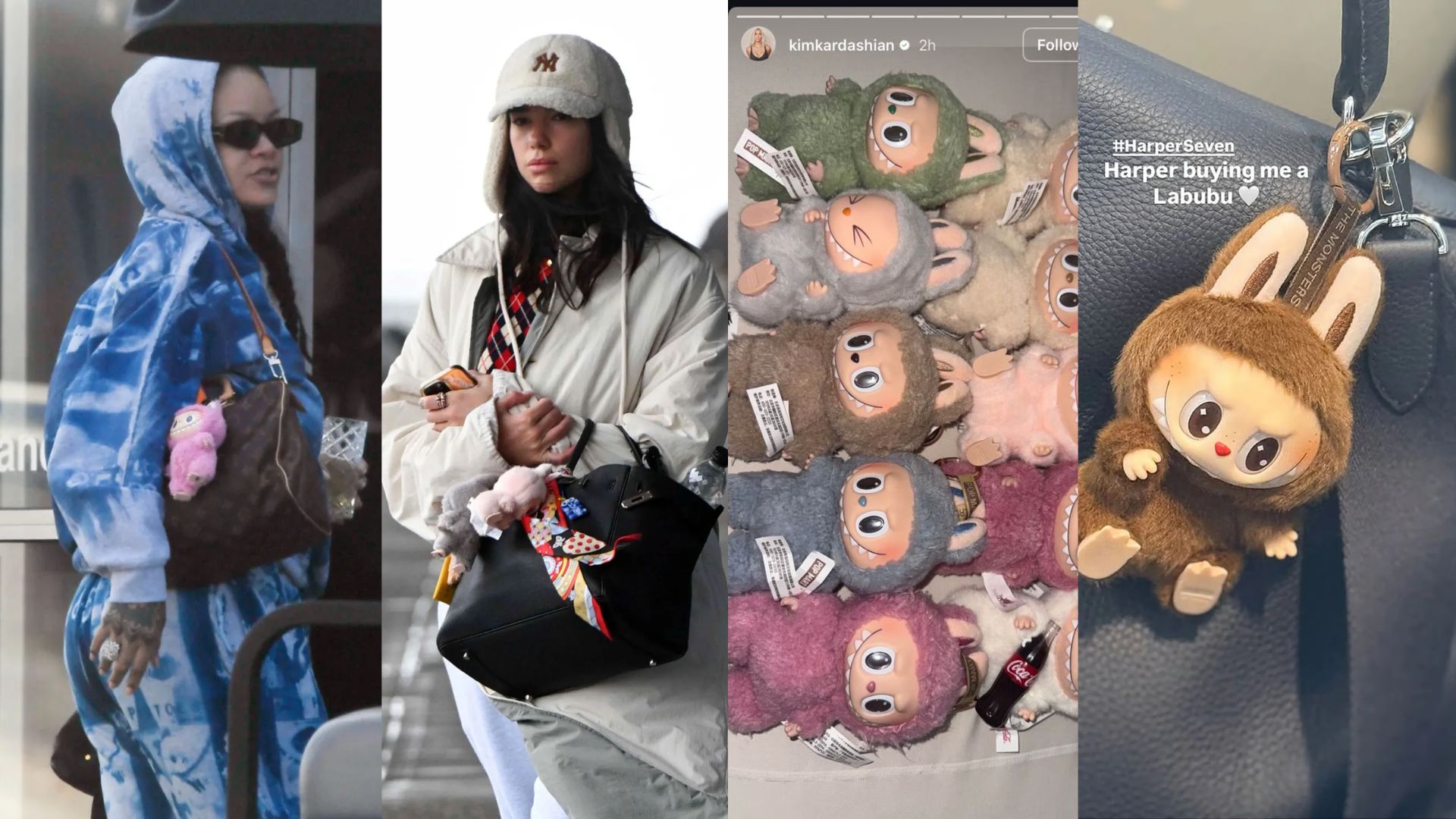 celebrities and labubu